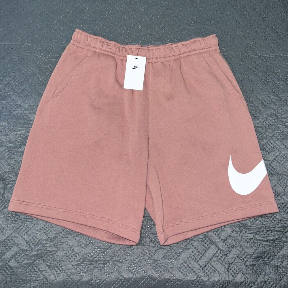 Nike Standard Fit Knee Length Size XL Shorts BV2721-215 fleece Mens brown